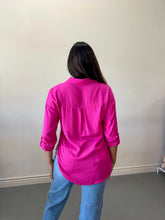 Load image into Gallery viewer, Just Because Button Up// Pink
