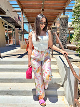 Load image into Gallery viewer, Sarai Floral Pant// Pink Multi
