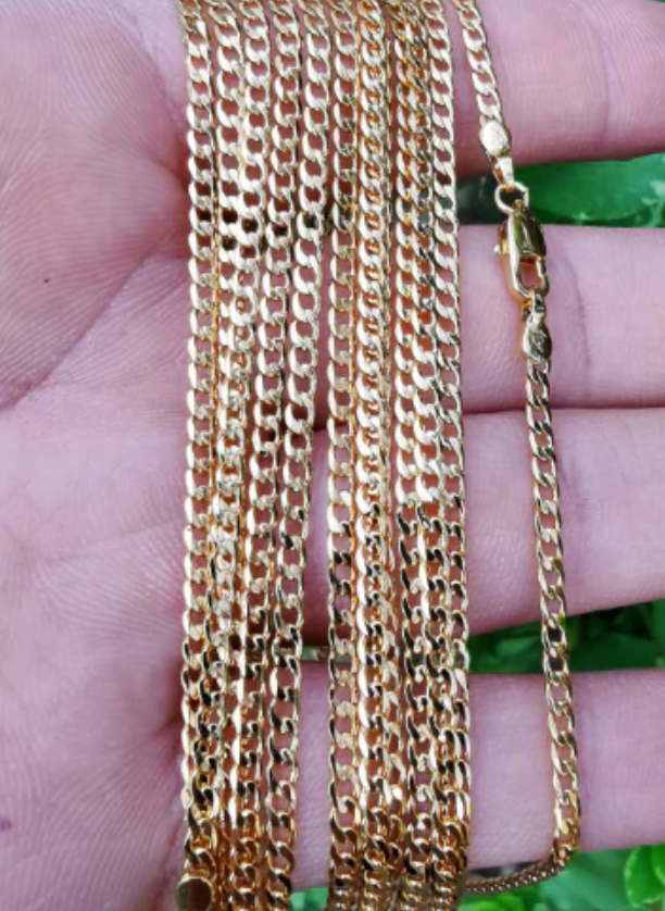 Curb Chain Necklace 17.5