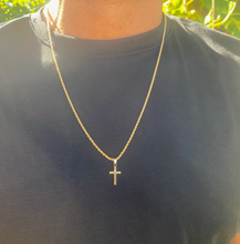 Load image into Gallery viewer, Mens Simple Cross Chain
