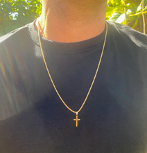 Load image into Gallery viewer, Mens Simple Cross Chain
