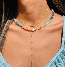 Load image into Gallery viewer, Dainty Long Lariat Necklace
