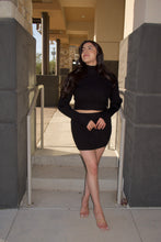 Load image into Gallery viewer, Lani Mini Skirt// Black
