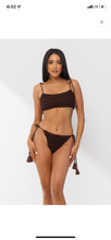 Load image into Gallery viewer, Bubble Babe Swimsuit Set// Brown
