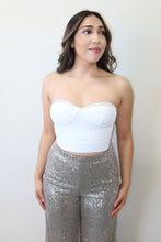 Load image into Gallery viewer, Rhinestone corset top
