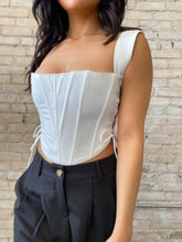 Load image into Gallery viewer, Lio Corset Top // White
