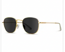 Load image into Gallery viewer, Nova Round Metal Frame Retro Oval Shape Sunglasses For Women Gold / Black Lens
