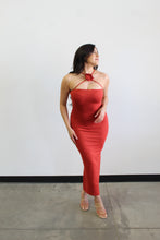 Load image into Gallery viewer, Aisha Dress // Red Petal
