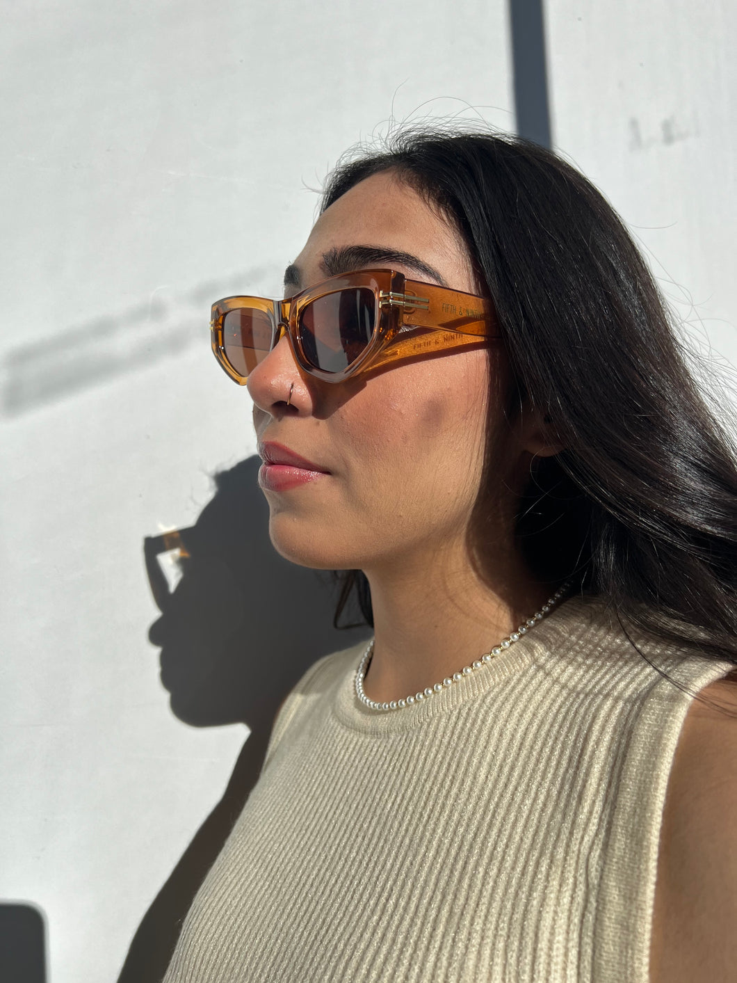Wren Polarized Sunglasses / Caramel